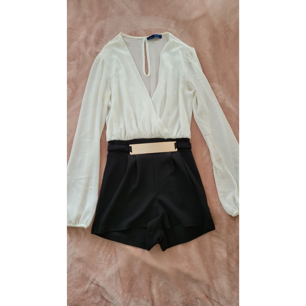 Long sleeve romper